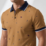Norev | Męska koszulka polo ze wzorem stylowy design i letni komfort