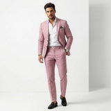 Norev | Elegancki garnitur męski slim fit dwuczęściowy