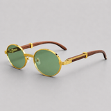 Norev | Okrągłe metalowe okulary przeciwsłoneczne retro