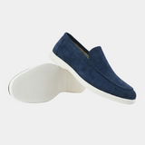 Norev | Mokasyny z kontrastową podeszwą smart casual