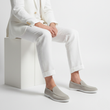 Norev | Mokasyny z kontrastową podeszwą smart casual