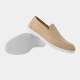 Norev | Mokasyny z kontrastową podeszwą smart casual