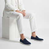 Norev | Mokasyny z kontrastową podeszwą smart casual