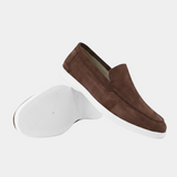 Norev | Mokasyny z kontrastową podeszwą smart casual