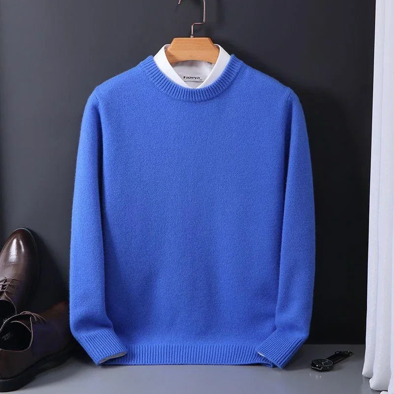 Norev | Męski sweter kaszmirowy klasyczny elegancki komfort premium