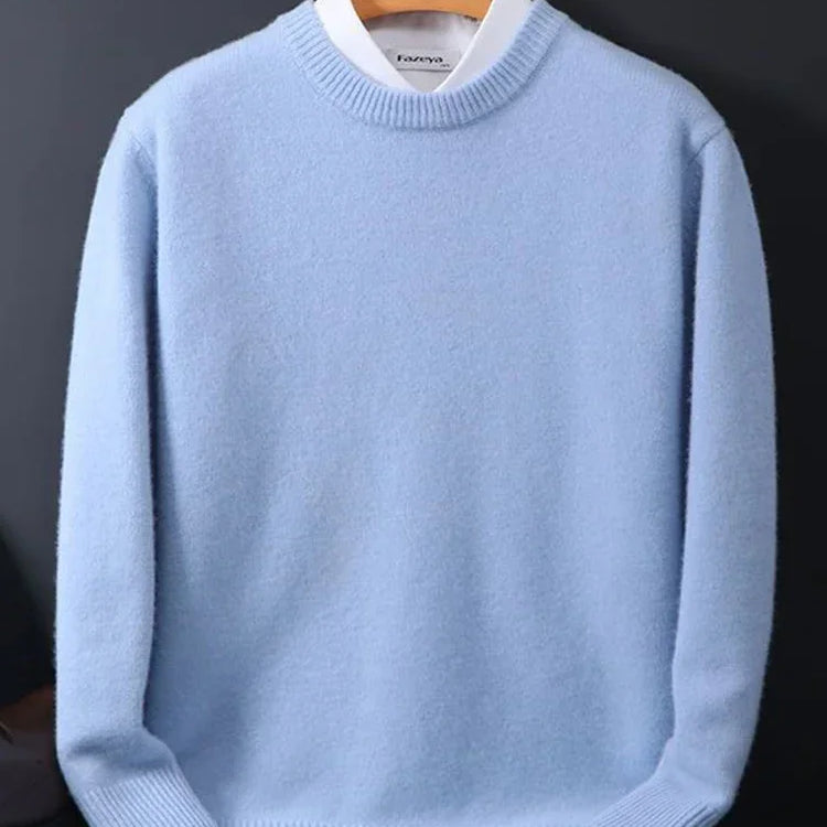 Norev | Męski sweter kaszmirowy klasyczny elegancki komfort premium