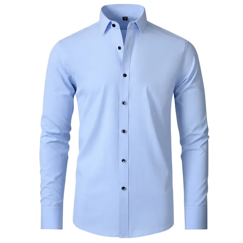 Norev | Męska koszula elastyczna slim fit komfort i elegancja na co dzień