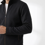 Norev | Męski elegancki komplet dresowy ze stójką i zamkiem premium