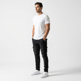 Norev | Jeansy cargo męskie slim fit stylowe i dopasowane