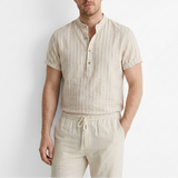 Norev | Letni zestaw koszula i spodnie dla mężczyzn relaxed summer style