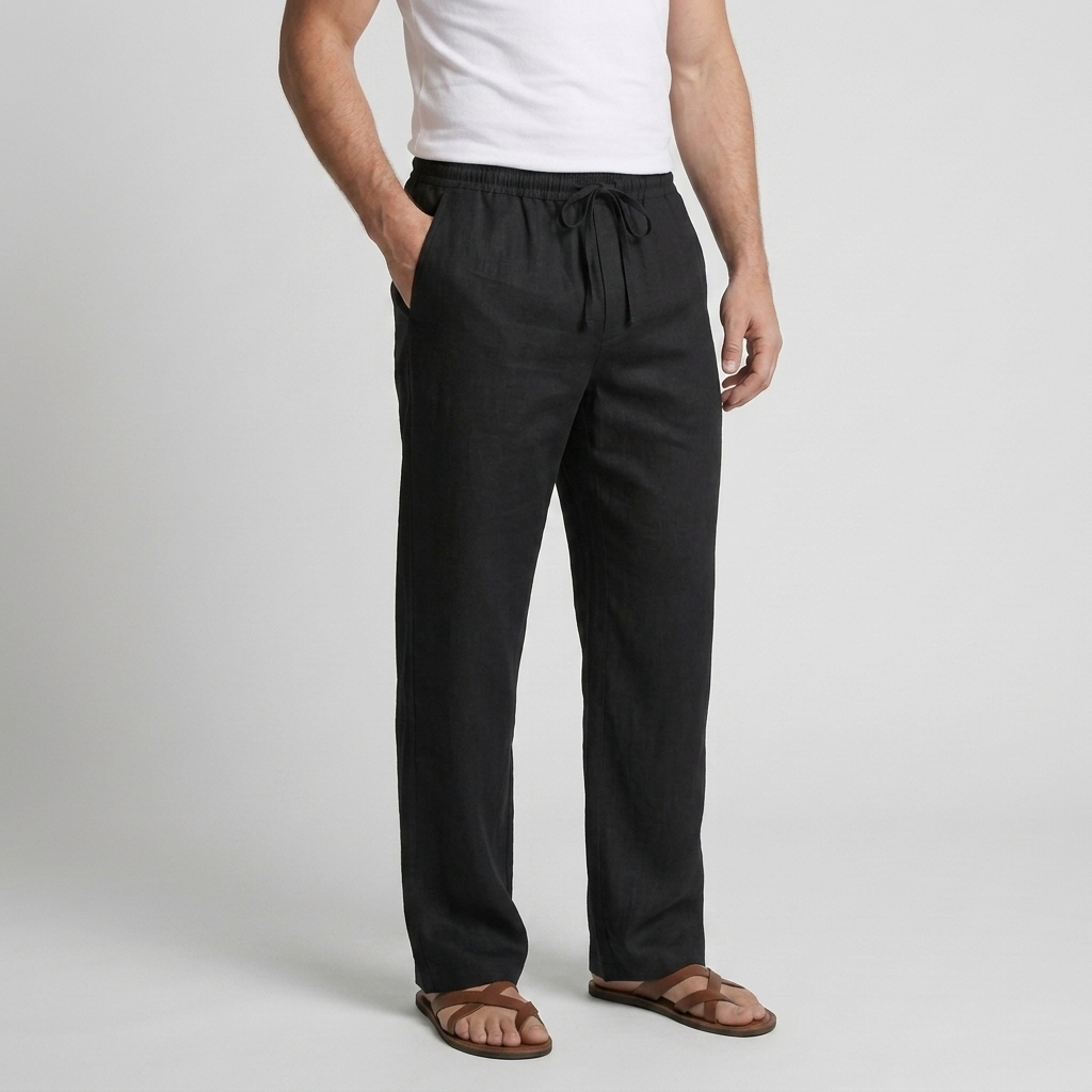 Norev | Lniane spodnie lounge Zen minimalistyczny relaks i styl