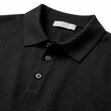 Norev | Koszulka polo z wełny merino slim fit smart casual luksusowy styl
