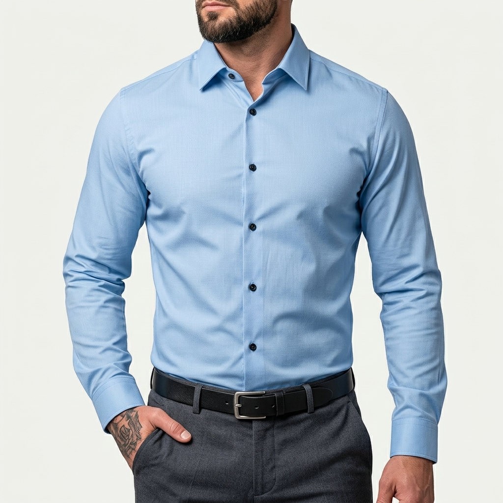 Norev | Elastyczna koszula biznesowa slim fit odporna na gniecenie
