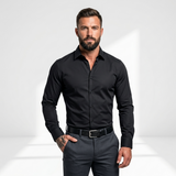 Norev | Elastyczna koszula biznesowa slim fit odporna na gniecenie