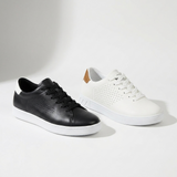 Norev | Perforowane skórzane sneakersy męskie elegancja i codzienna wygoda