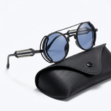 Norev | Okrągłe okulary steampunk retro dla mężczyzn