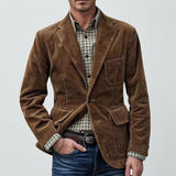 Norev Marceau sztruksowa marynarka męska – kolor Brązowy