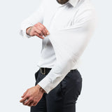 Norev | Męska koszula elastyczna slim fit komfort i elegancja na co dzień