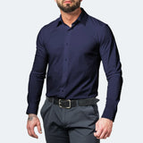 Norev | Męska koszula elastyczna slim fit komfort i elegancja na co dzień
