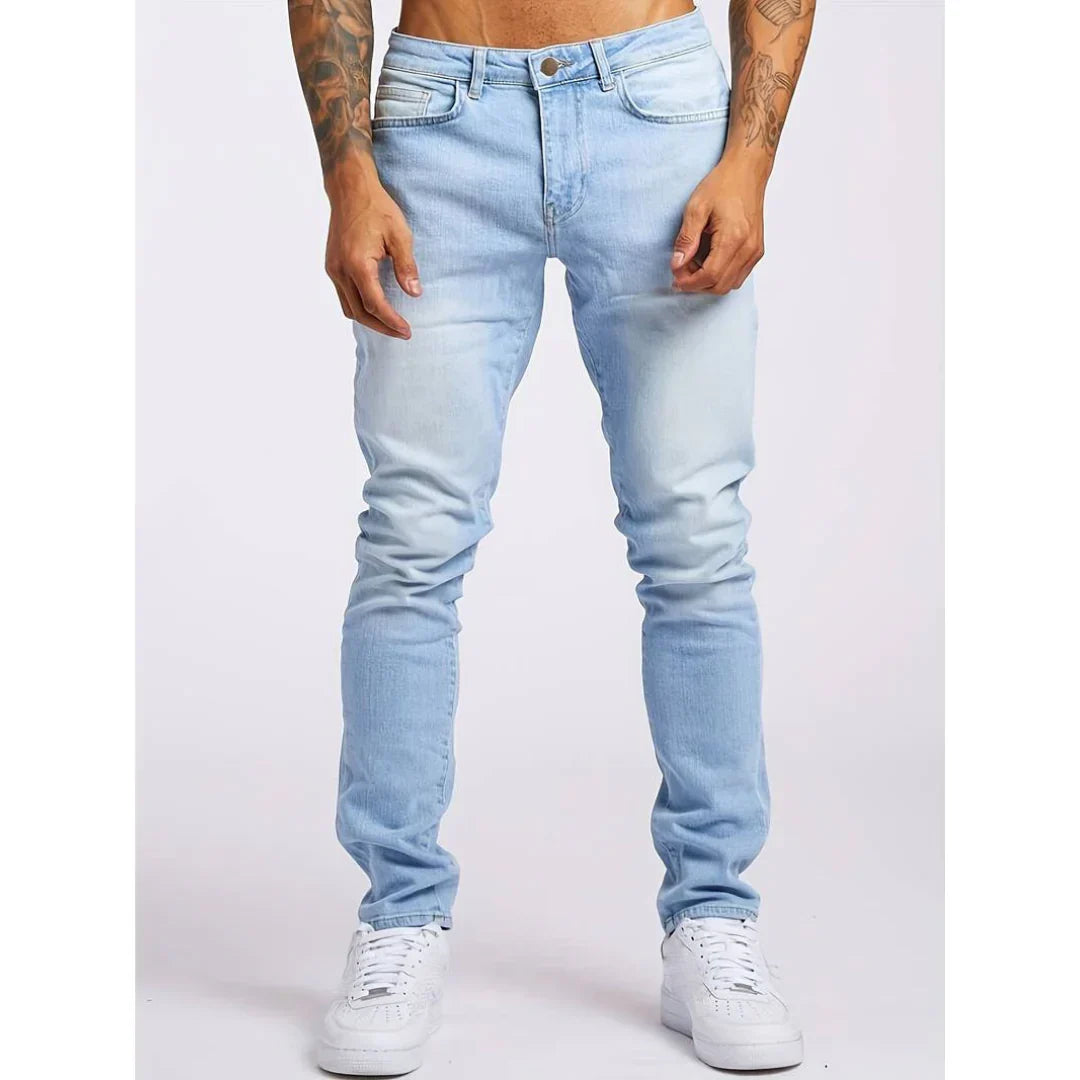Norev | Męskie jeansy slim fit nowoczesny styl i komfort każdego dnia