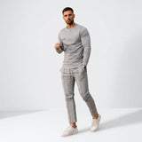 Norev | Męski zestaw smart casual slim fit nowoczesny komfort i elegancki styl