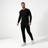Norev | Męski zestaw smart casual slim fit nowoczesny komfort i elegancki styl